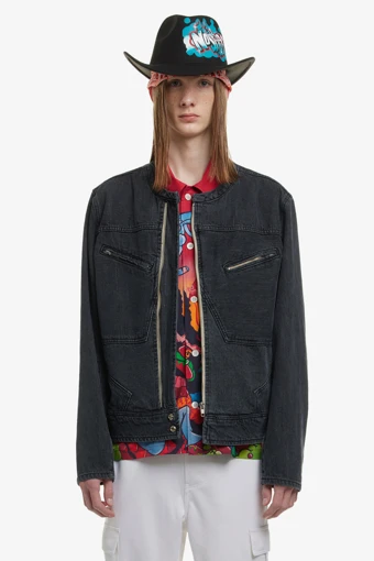 STAR DENIM RIDER JACKET_商品画像